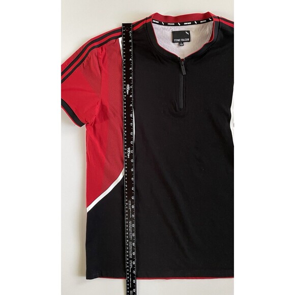 XL Stone Falcon Quarter Zip Activewear Shirt - Picture 8 of 10